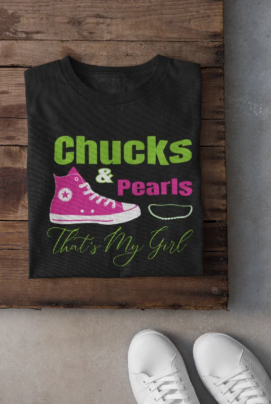 Kamala Harris (AKA) Chucks and Pearls Shirt Satin Fabric Silk Fabric Chiffon Fabric