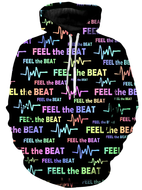 Feel the Beat Unisex Hoodie Hoodie with Cropped Fit Short Trendy