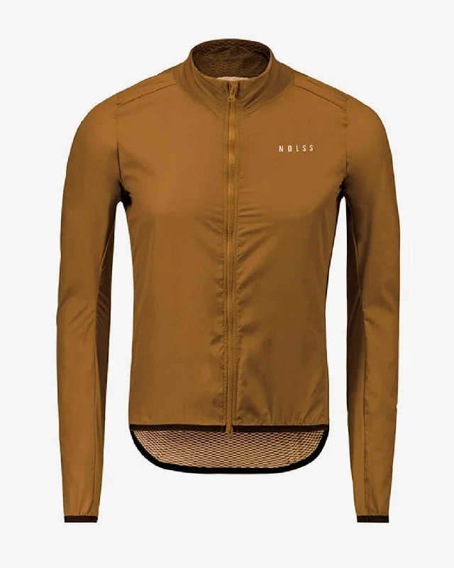 Light Jacket - Ochre Zip Front Button Front Snap Front