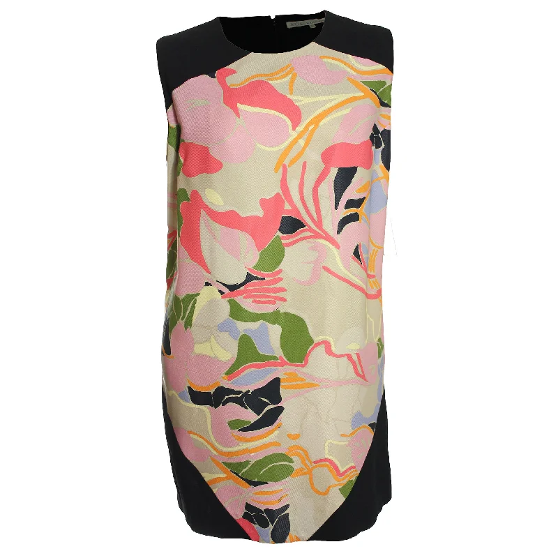 Rachel Roy Multi Floral Colorblock Sleeveless Shift Dress Tunics Versatile stylish