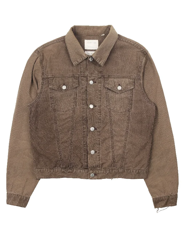 1998 Vintage Corduroy Trucker Jacket Cotton Jacket Linen Jacket Terry Jacket