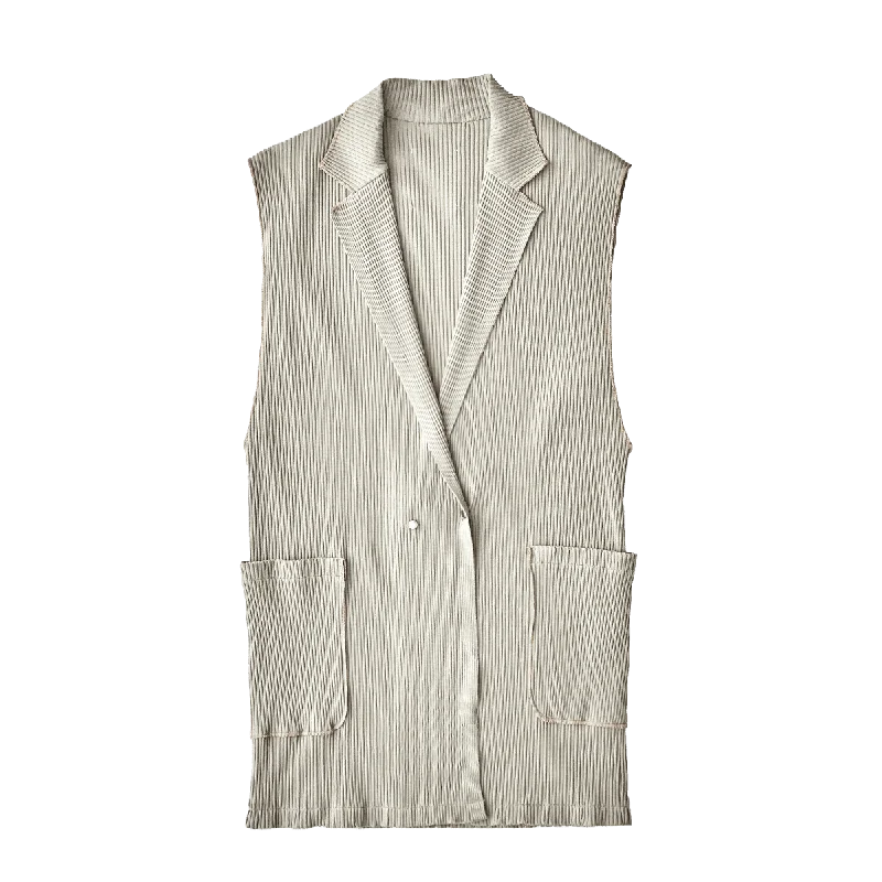 Gilet Jacket / Green Faux Fur Jacket Real Fur Jacket Shearling Jacket