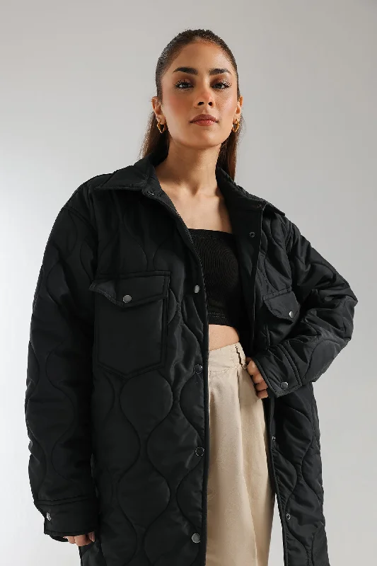 PUFFER JACKET (E2108/108/901) Appliqued Jacket Beaded Jacket Sequined Jacket