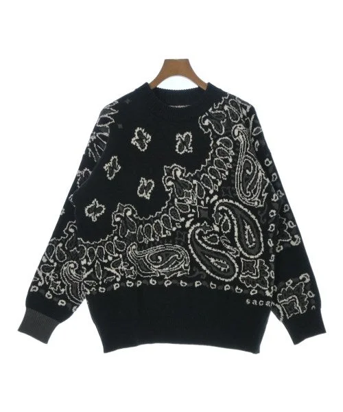 sacai Sweaters Lace Blend Ribbed Blend Corduroy Blend
