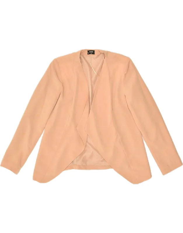OASIS Womens Loose Fit Blazer Jacket UK 8 Small Beige Polyester Jersey Jacket Tulle Jacket Batik Jacket