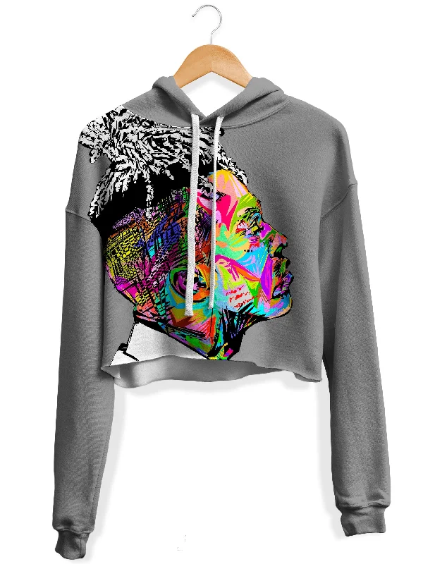 XXX Fleece Crop Hoodie Hoodie with Fur Luxurious Winter