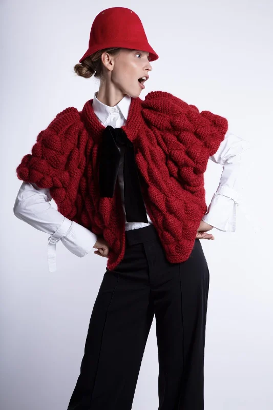 Matilda Cashmere Jacket Zippered Jacket Buttoned Jacket Snapped Jacket