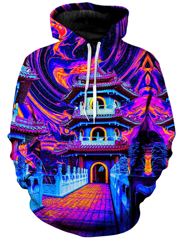 Enlightened Path Unisex Hoodie Hoodie with Hem Lace Feminine Delicate