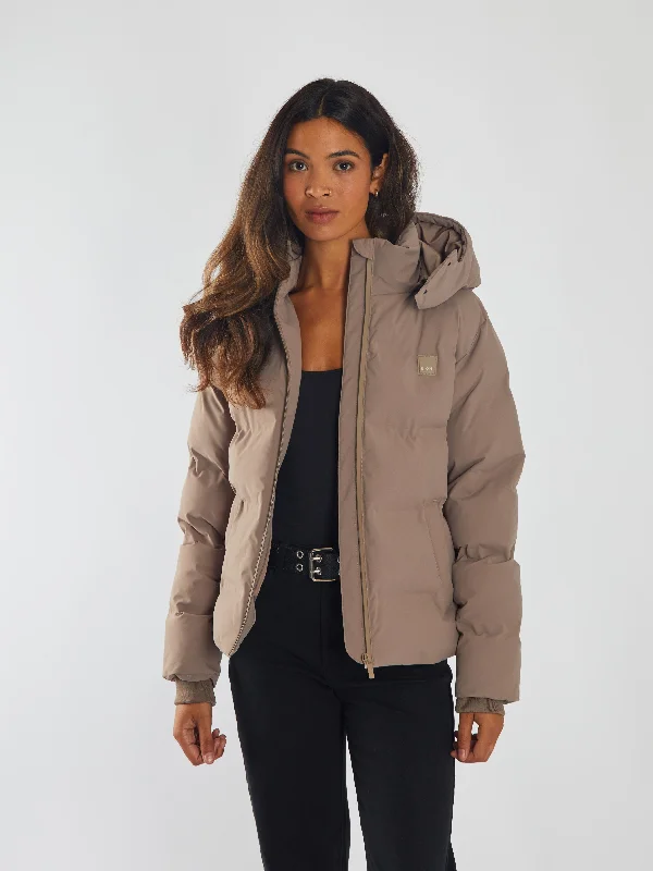 Aline Jacket Mink Knit Jacket Woven Jacket Fleece Jacket