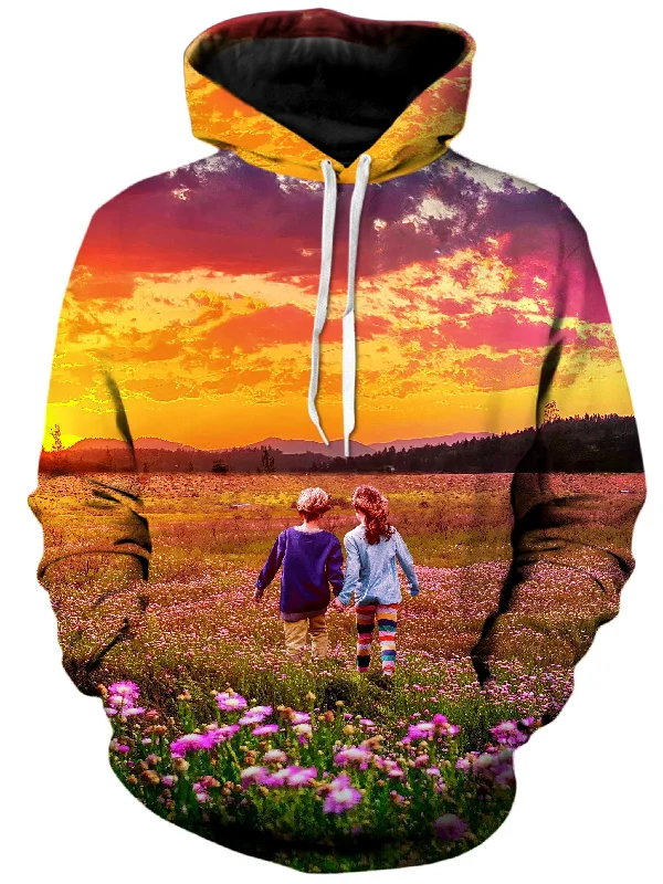 Wrinkle in Time Unisex Hoodie Hoodie with Bell Sleeves Flared Feminine