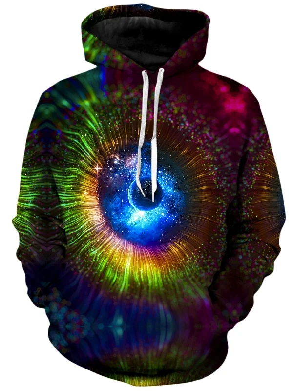 Galaxy Retina Unisex Hoodie Hoodie with Raglan Sleeves Sporty Comfortable