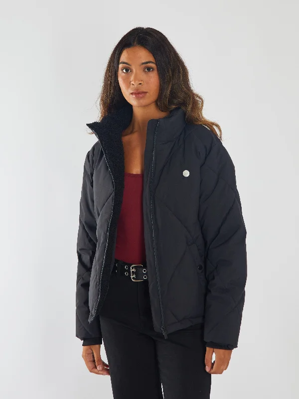 Etna Jacket Jet Black Welt Pockets Slit Pockets Flap Pockets