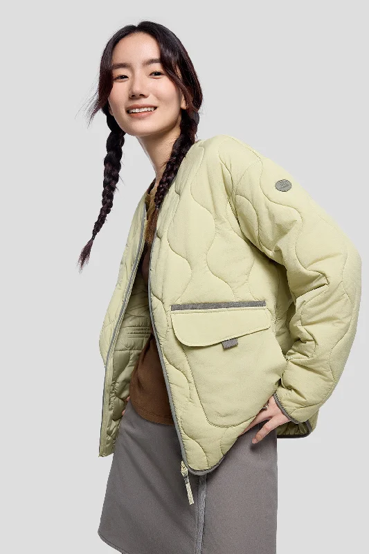 WarmCrew - Women's Midweight Jacket Fleece Jacket Down Jacket Feather Jacket