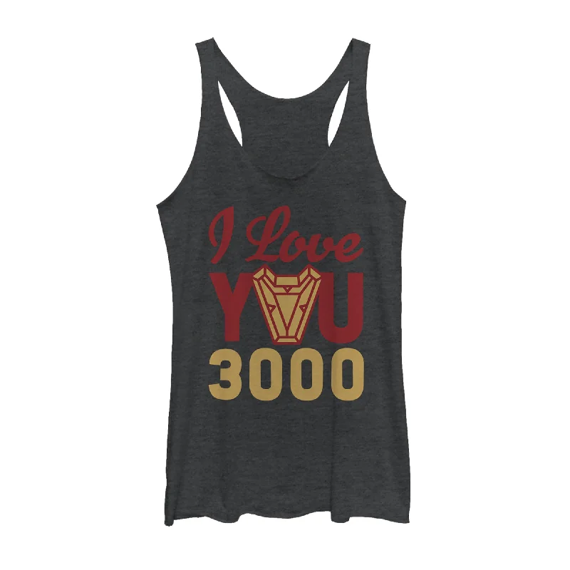 Women's Marvel Iron Man Arc Heart 3000 Racerback Tank Top chic tank top