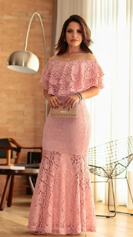 prom dress ,long prom dress ,evening dress Off the shoulder with lace cg2962
