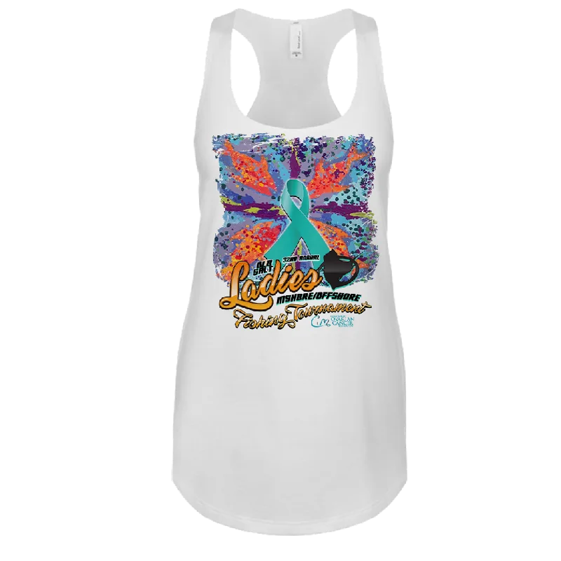 2020 Official Ladies Fishing Tournament Tank floral tank top