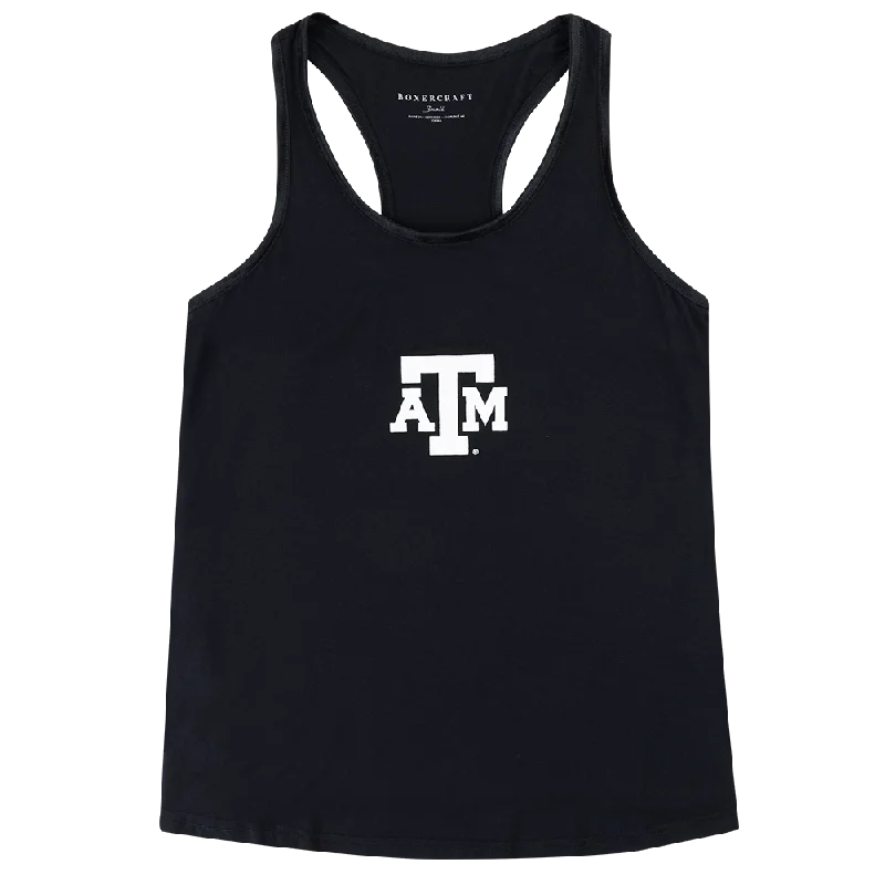Texas A&M Bamboo Hi/Low Tank floral tank top