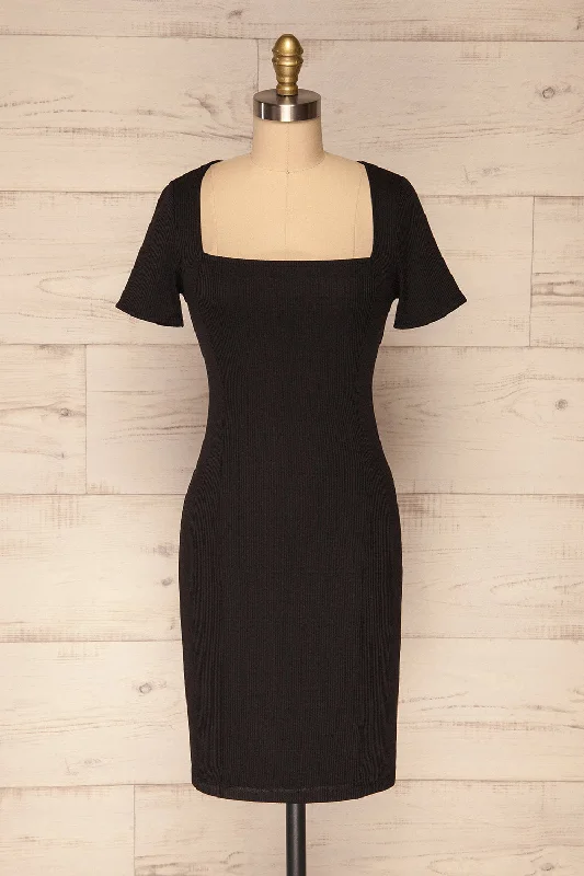 Carvoeiro | Black Fitted Dress