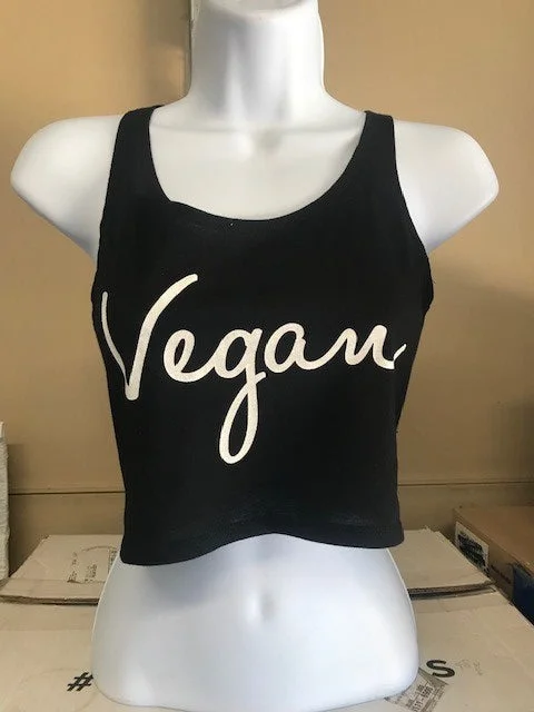 Vegan Signature Crop Tank bright tank top