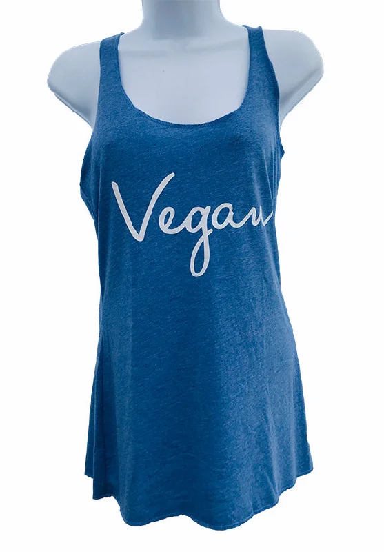Vegan Signature Tri-Blend Racerback Tank stretchy tank top
