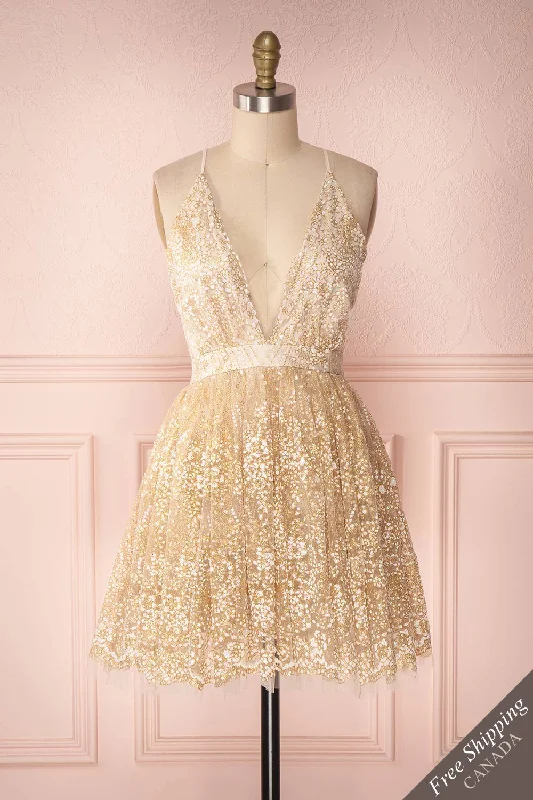 Chayli Light | Short Glitter Dress