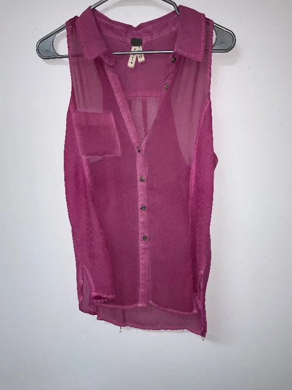 Free people button up tank, size S loose fit tank