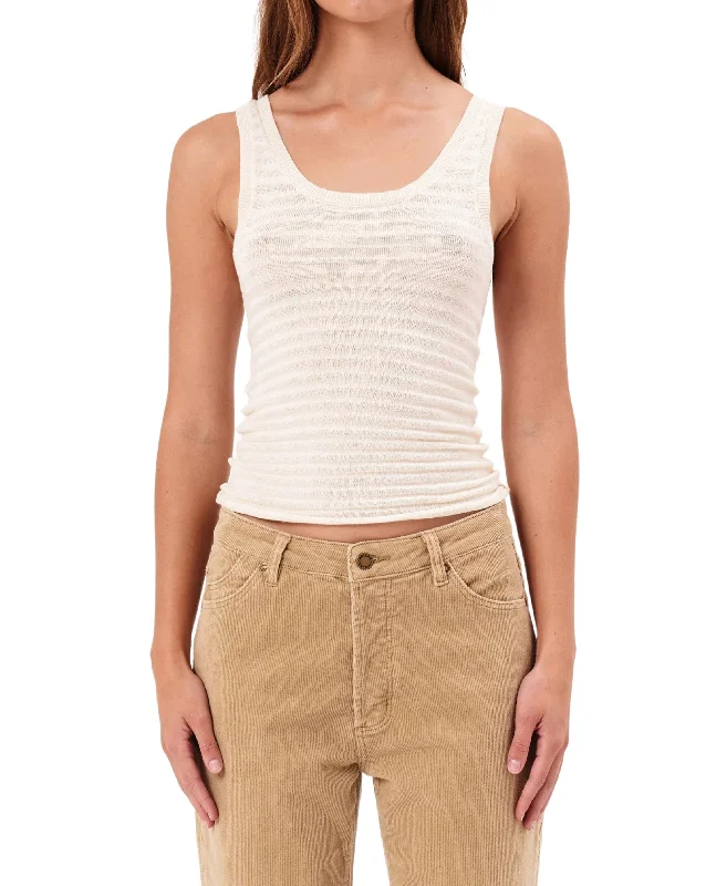 Toni Edgar Knit Tank crossback tank top