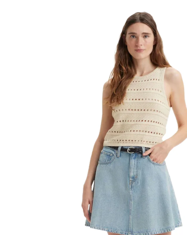 Superbloom Crochet Tank Top strapless tank top