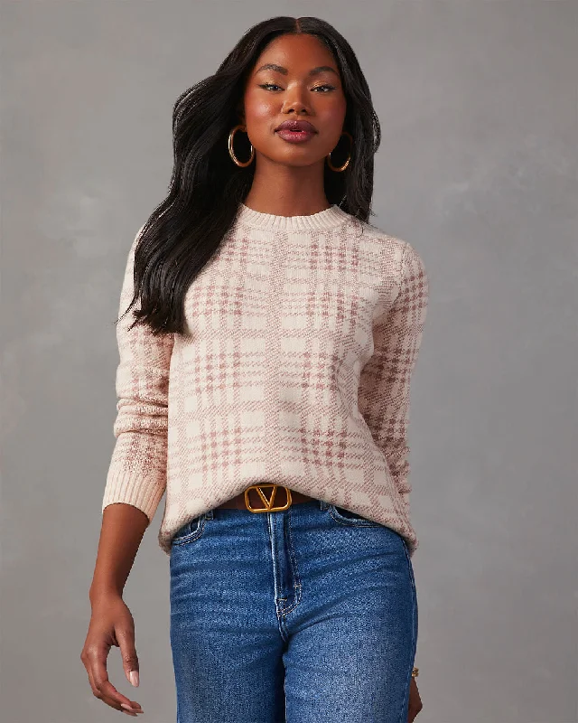 Bellman Plaid Crewneck Sweater