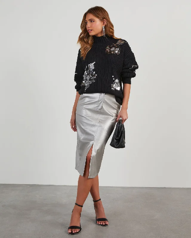 Raye Sequin Embellished Sweater