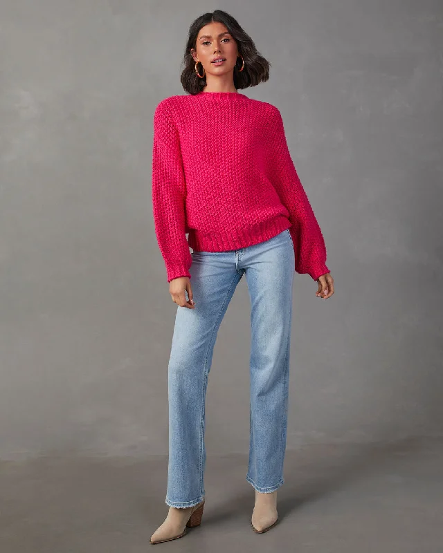 Rosalia Oversized Knit Pullover Sweater