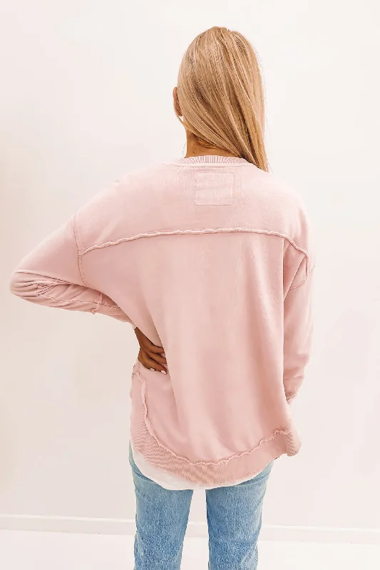 Delilah Crew Chalk Pink