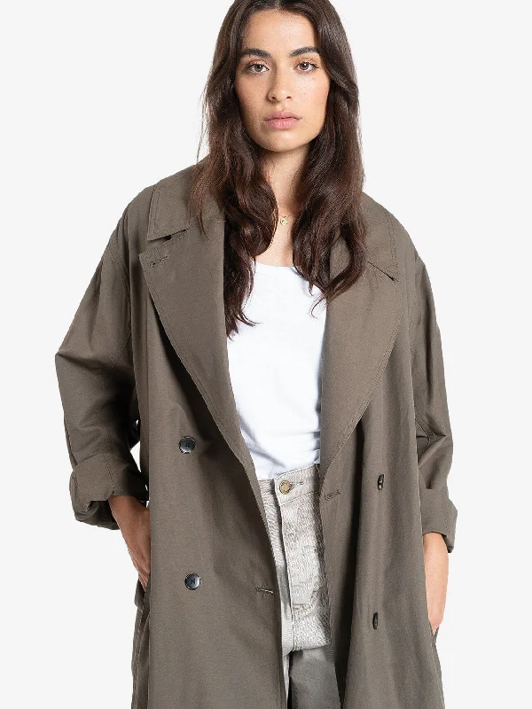 Layne Trench Coat - Canteen