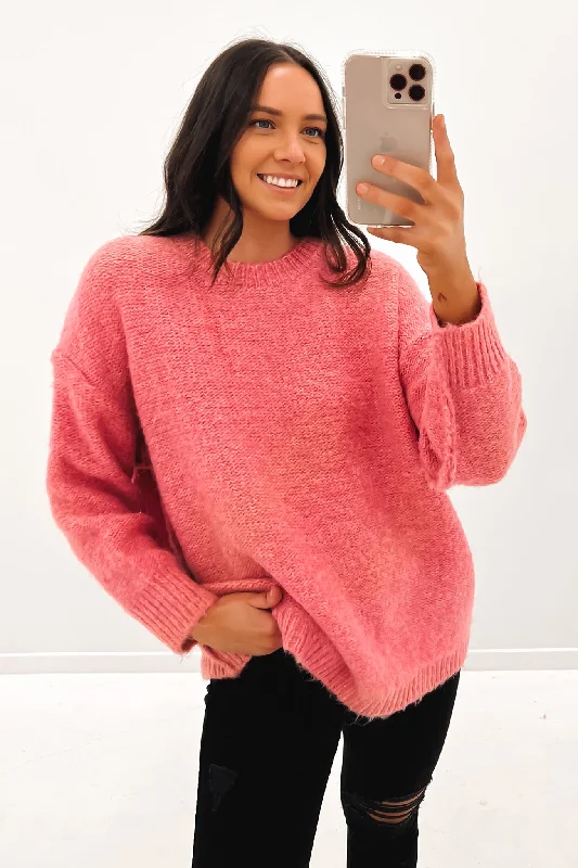 Matthew Knit Pink