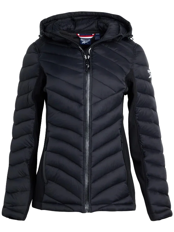 OLRB627EC Womens Quilted Warm Glacier Shield Coat