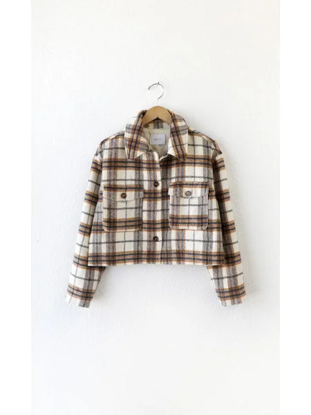 Roula Plaid Short Shacket