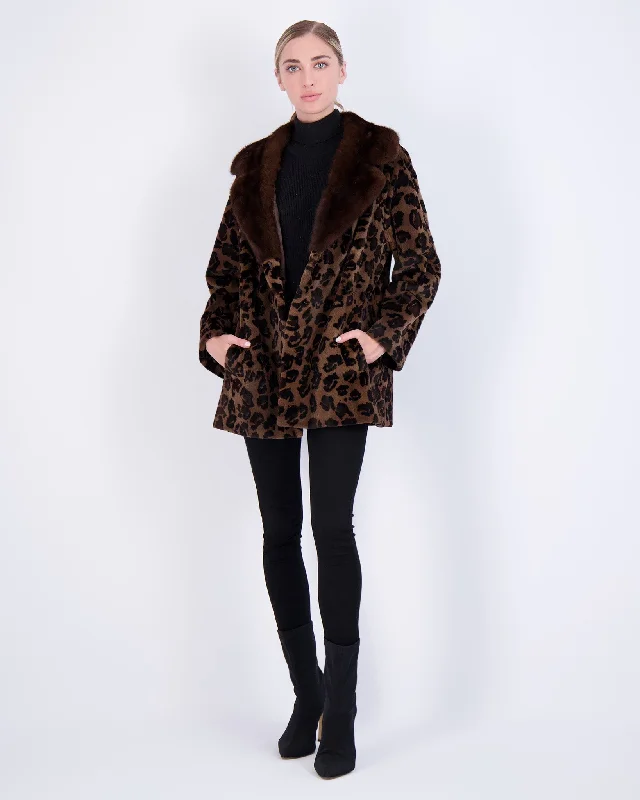 Sheared Mink Jacket, Belt