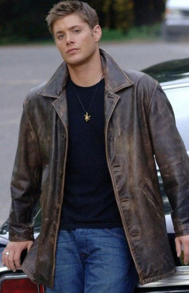 Supernatural Black Real Leather Jacket