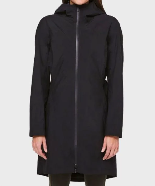 Virgin River S02 Melinda Monroe Black Hooded Coat