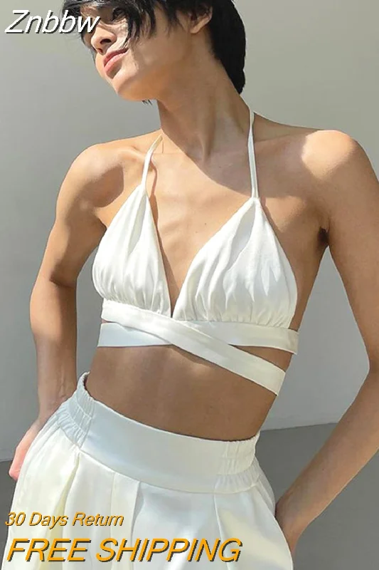 White Crop Top / S