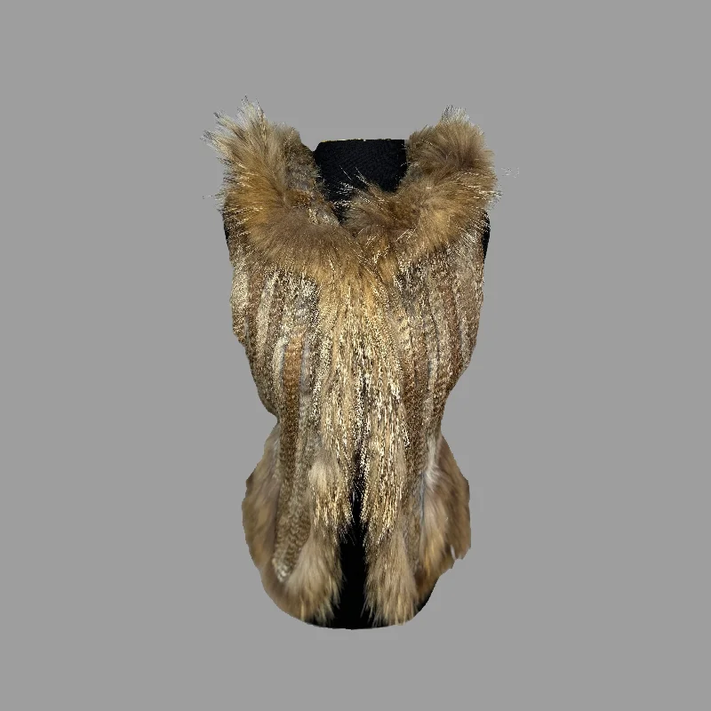 Adore Hooded Fur Vest