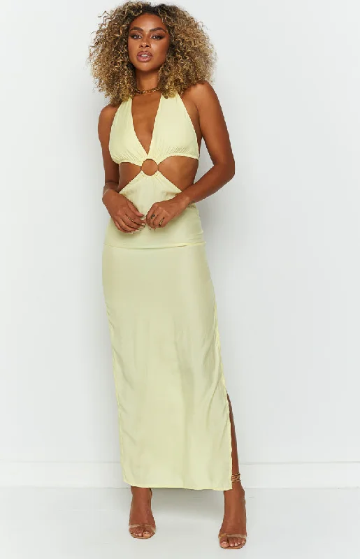 Impala Lemon Maxi Dress