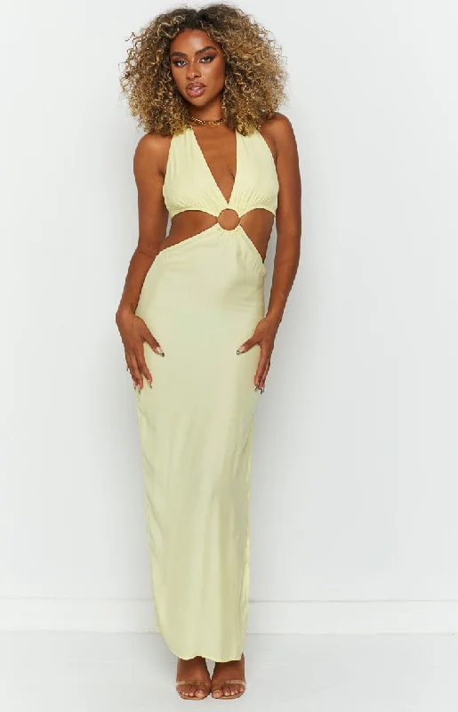 Impala Lemon Maxi Dress