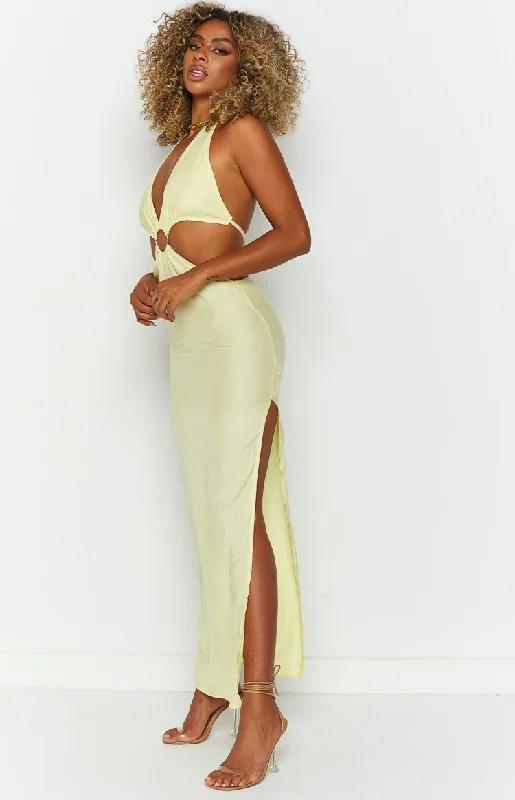 Impala Lemon Maxi Dress