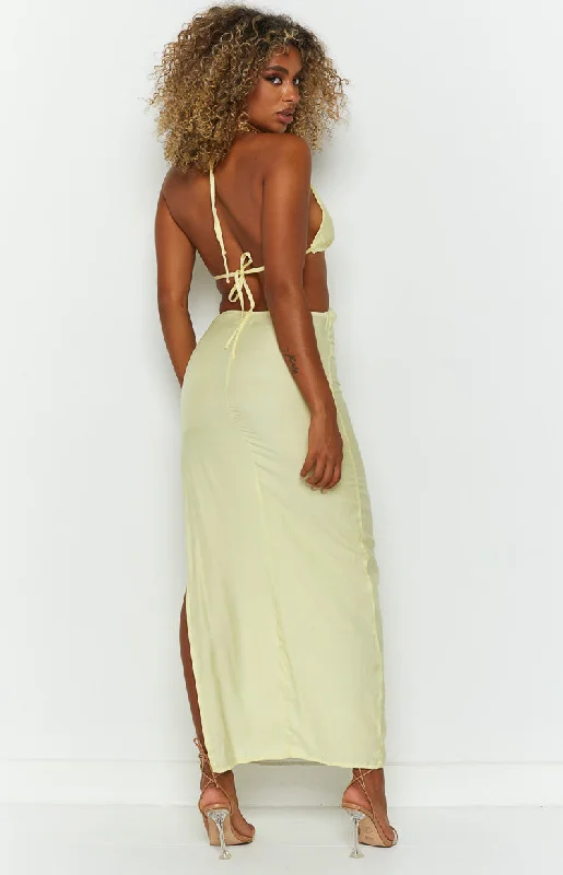 Impala Lemon Maxi Dress