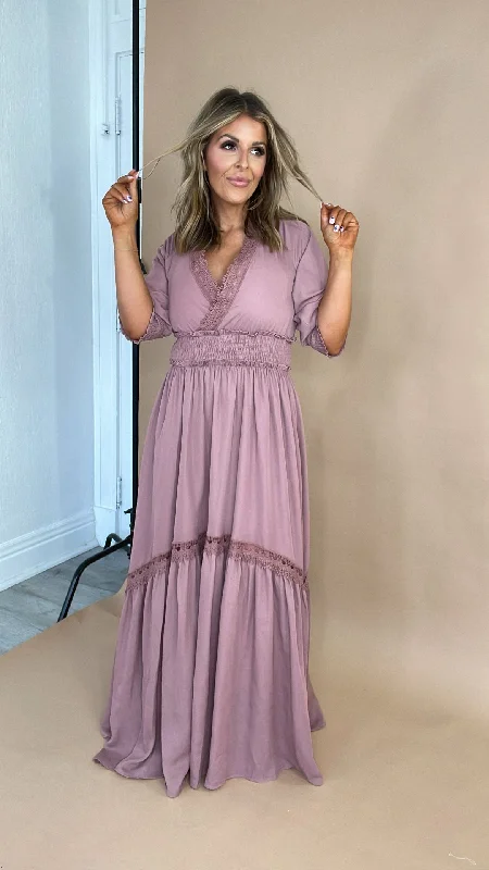 ECB Exclusive: Most Admired Maxi Dress , Blush