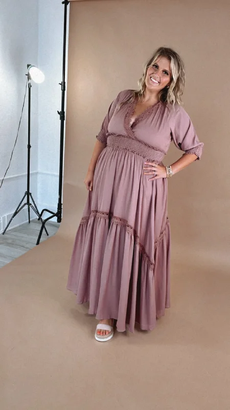 ECB Exclusive: Most Admired Maxi Dress , Blush