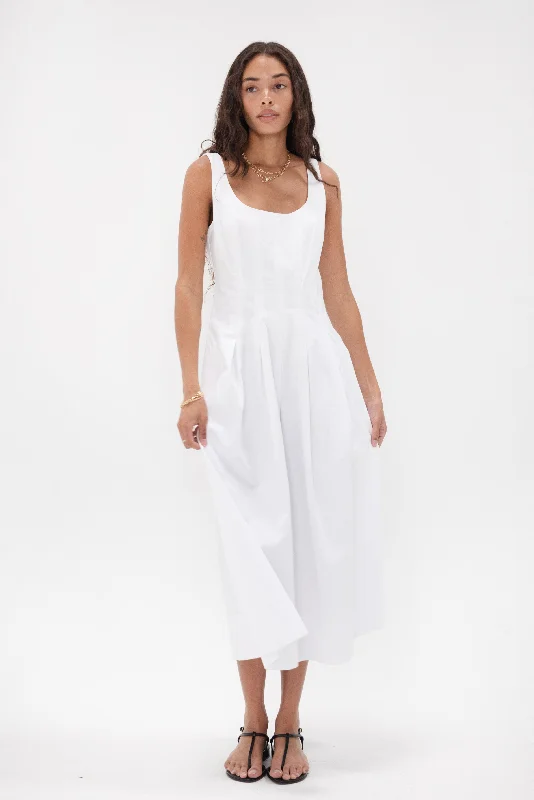 Shelby Dress, White