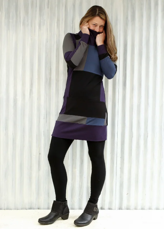 Purple Rain Patchwork Tunic