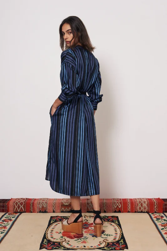 Sueded Tencel Sea Dinka Midi Dress